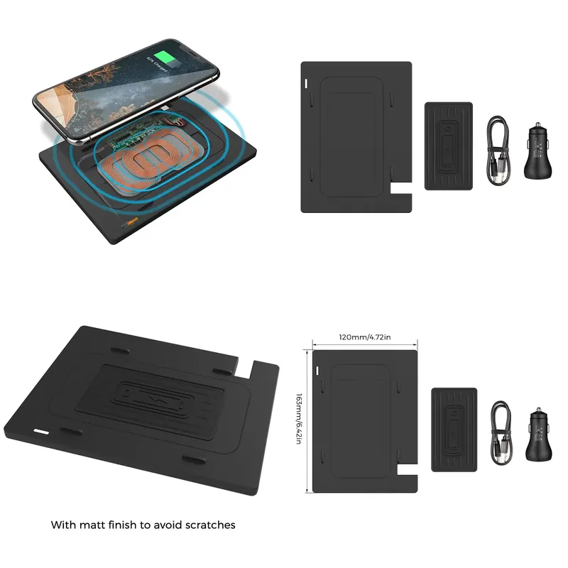 Wireless Charging Pad - Chargeur de voiture sans fil 10W