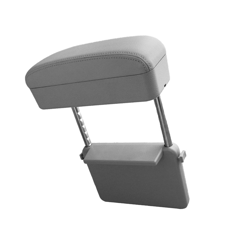 Wireless Charging Pad - Boîte d'accoudoir universelle grise pour voiture
