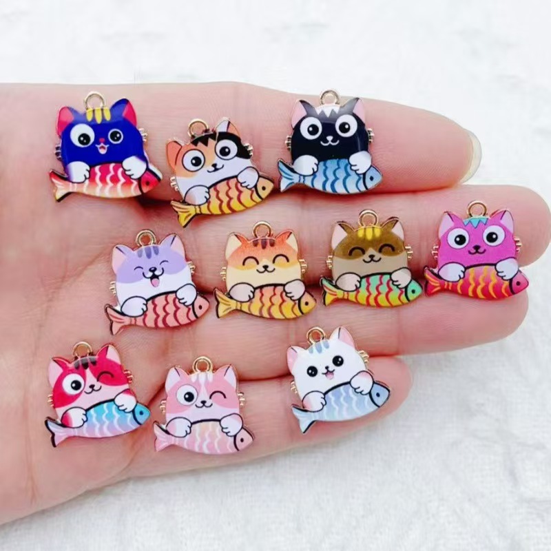 Mobile & Tablet Accessories - 10 pièces de pendentifs animaux en