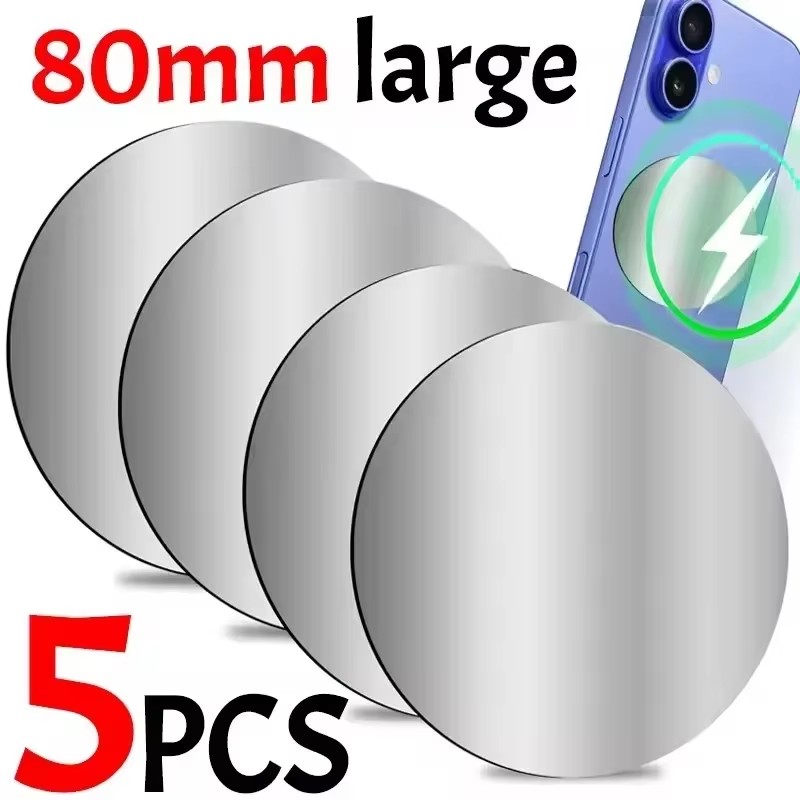 Tablet Car Mount - 1-5 Pièces Disque Métallique Magnétique 8CM