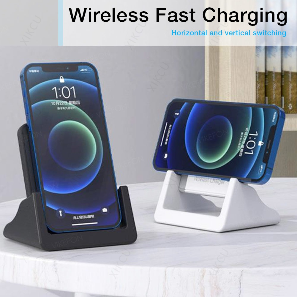 Wireless Charging Pad - Support de téléphone amovible de bureau,