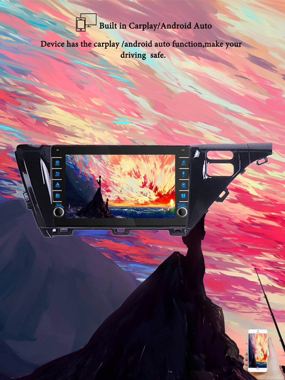 Tablet Danish Mobile & Accessories Photos - Autoradio Android 14 8G+128G pour Toyota