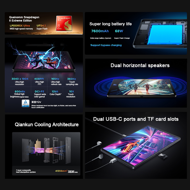 Lenovo – tablette de jeu origi - Android Tablet Gaming Accessories avis et prix