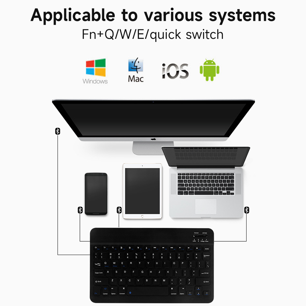 Clavier Bluetooth sans fil pou - Tablet Accessories Keyboard avis et prix