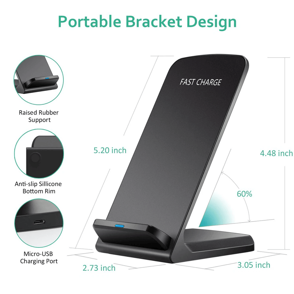 Support de charge rapide sans  - Wireless Charging Pad avis et prix