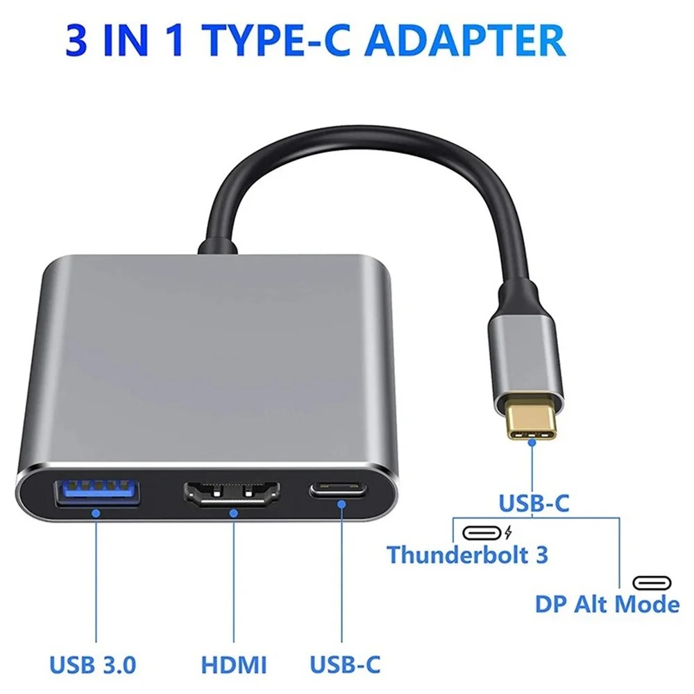 Hub USB-C 3-en-1, adaptateur m - Hdmi Adapter Tablet avis et prix