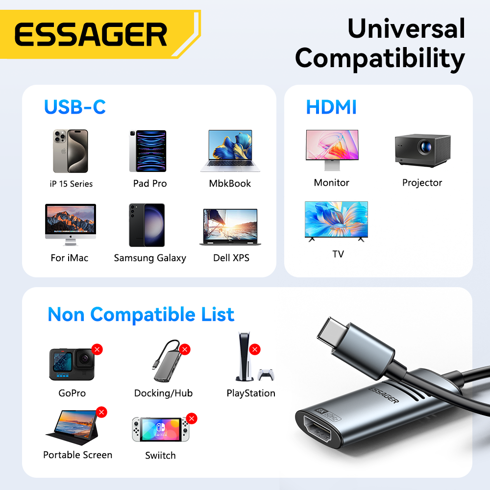 Essager adaptateur HDMI vers U - Hdmi Adapter Tablet avis et prix
