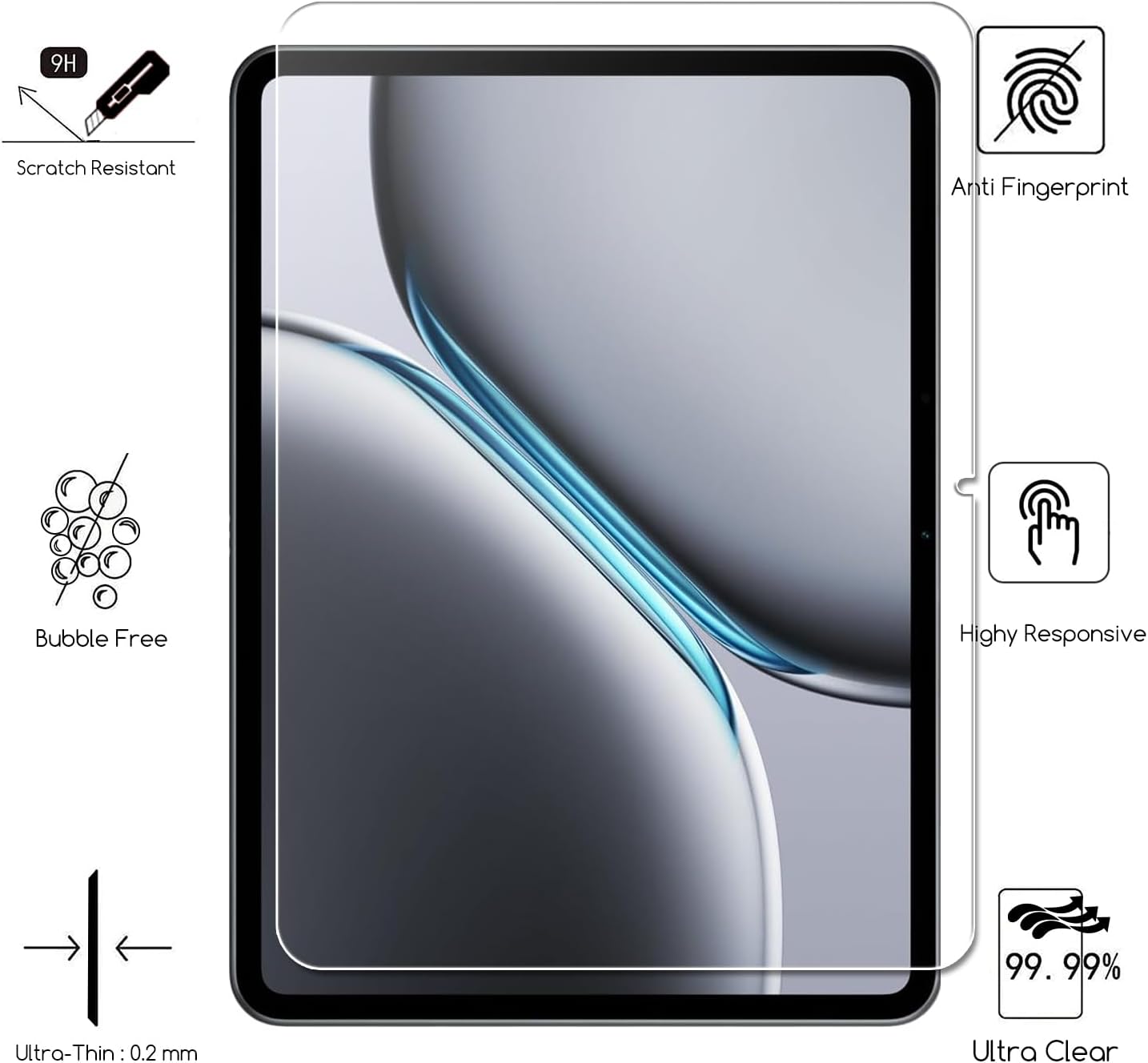 Protecteur d'écran en verre tr - Oneplus Tablet Accessories avis et prix